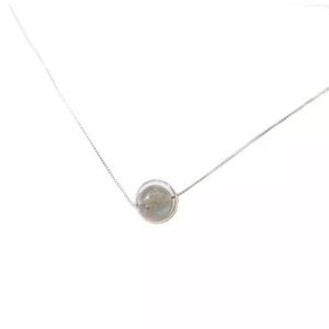 925 sterling silver necklace Moonstone Bead Necklaces & Pendants For Women